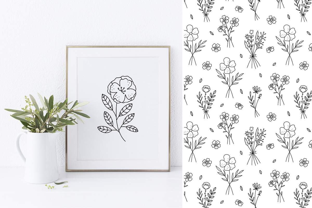Simple Florals, an Illustration by Redchocolate (Photo 8 of 11)