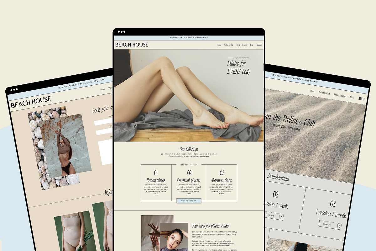 ShowIt Website Template For Fitness, a Templates & Theme by Scribble Society (Photo 6 of 7)