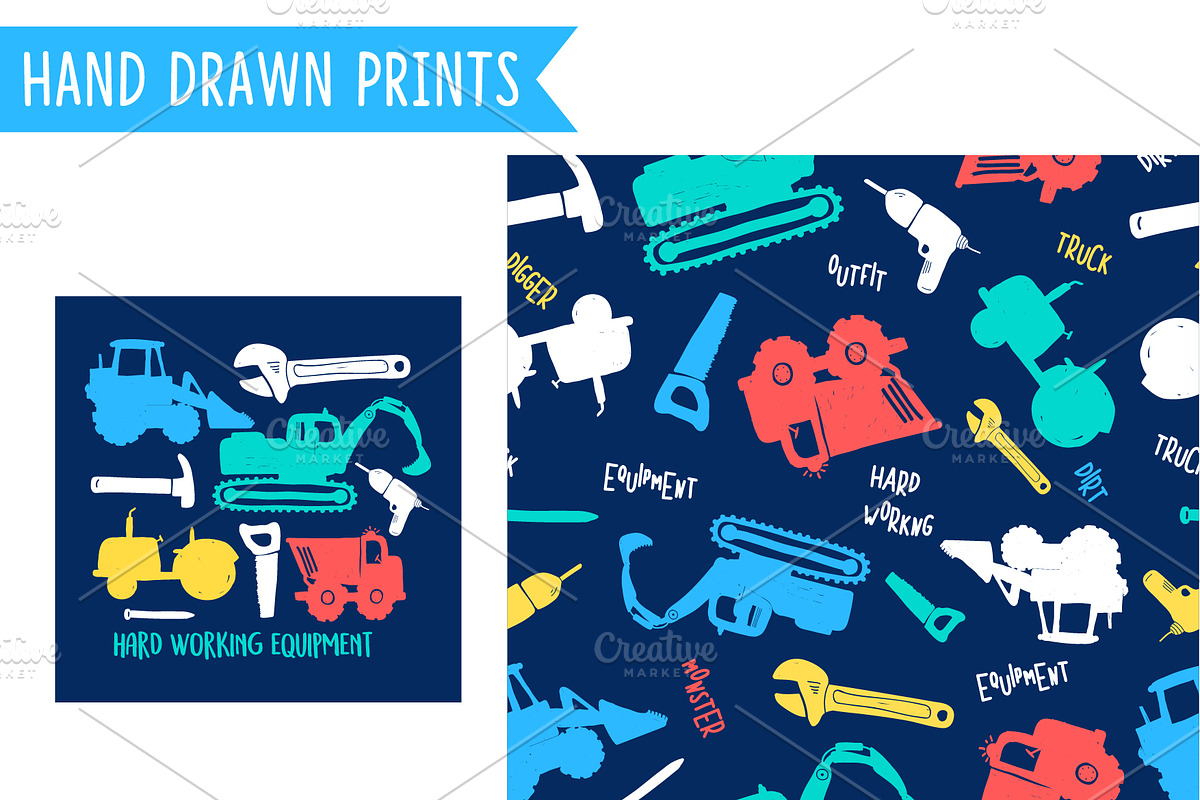Hand drawing trucks, an Animal Illustration by Black_sun (Photo 1 of 3)