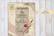 Circus Vintage Envelope and Ephemera, a Decorative Illustration by Print Haven Mochi Vintage (Thumbnail 5 of 6)