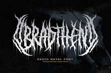 Bradthen Death Metal Font