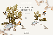 Fall & Winter Woodland Animals set, an Animal Illustration by Grace Noboa Illustrations (Thumbnail 3 of 17)