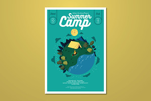 Summer Camp Flyer, a Flyer Template by ashenterprise