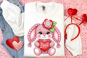 Faux Yarn Valentine Bunny Png, an Illustration by Canvas Craft (Thumbnail 4 of 6)