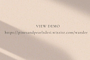 Wix Website Template - Wander Coach, a Wix Template by pinesandpearls (Thumbnail 9 of 9)