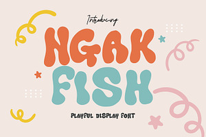 Ngak Fish Playful Font