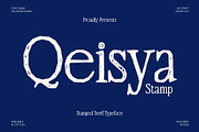 CS Qeisya Stamp, a Serif Font by Craft Supply Co. (Thumbnail 1 of 8)