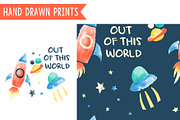 Watercolor Space, a Decorative Illustration by Black_sun (Thumbnail 1 of 3)