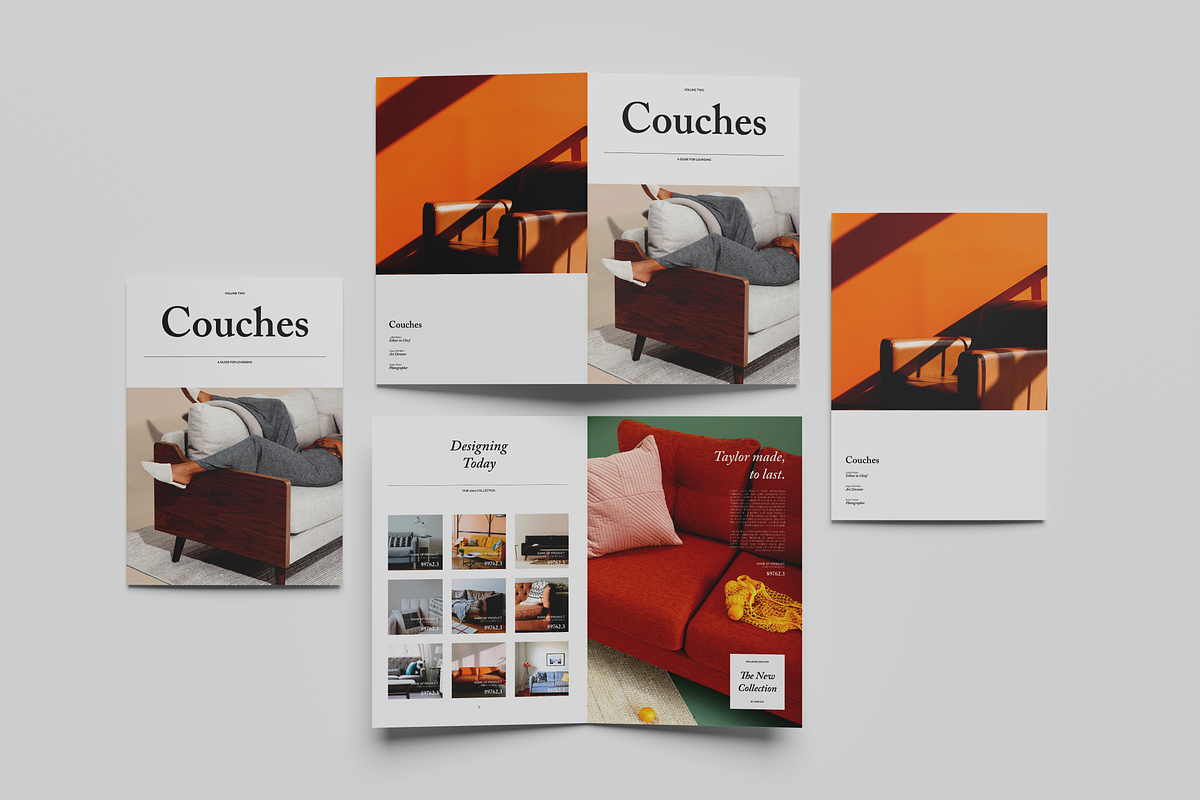 A4 Bifold Brochure Mockup Bundle 82, a Books & Magazine Mockup by Graphicuss (Photo 3 of 5)