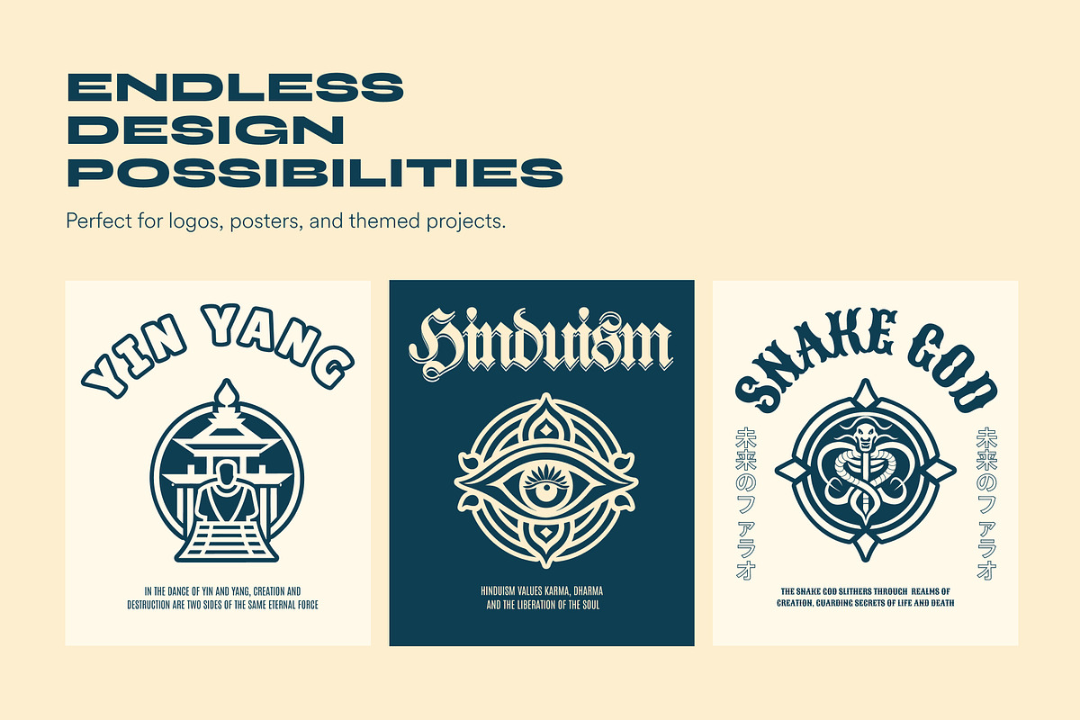 Religious Icons Symbols, a Solid Icon by Creative Stall (Photo 2 of 9)