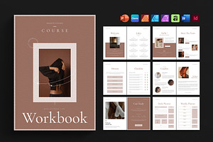 Course Workbook Template, a Magazine Template by DesignCrest