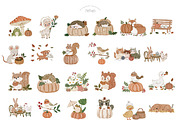 Cozy Hollow Autumn Clipart, an Animal Illustration by Pati Paints (Thumbnail 9 of 9)