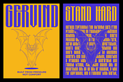 Gervind - Bold Condensed Display, a Sans Serif Font by Say Studio (Thumbnail 4 of 15)