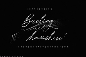 Bucking Hamshire Script