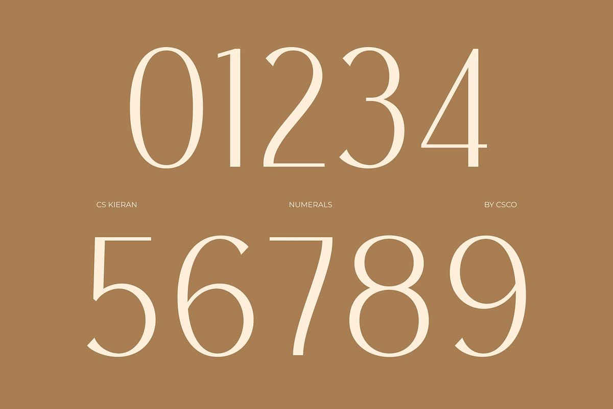 CS Kieran – Modern Sans Serif, a Sans Serif Font by Craft Supply Co. (Photo 6 of 8)