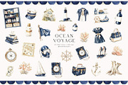 Ocean Voyage Collection, a Decorative Illustration by PeDe Designs (Thumbnail 4 of 26)