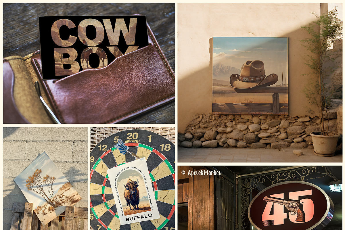 123 Wild West Prints, a Background Graphic by ApetekMarket (Photo 4 of 7)