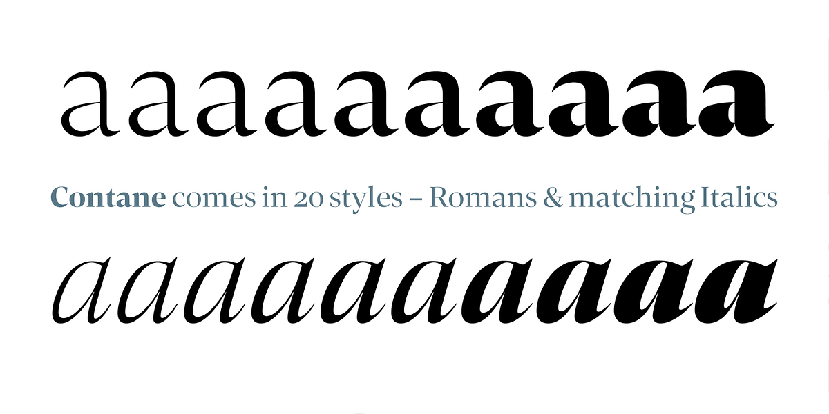Contane, a Serif Font by Hoftype (Photo 7 of 15)