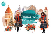 Christmas Market Graphics, an Object Graphic by Verdigris Studios (Thumbnail 1 of 4)