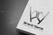 Modern Ski Logo - Vector & Mock-Up, a Branding & Logo Template by Multiple (Thumbnail 1 of 5)