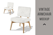 Armchair Mockup, a Household Mockup by Mockup Up! (Thumbnail 1 of 3)