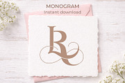 LR RL Wedding Monogram Logo, a Branding & Logo Template by LogoAV (Thumbnail 4 of 6)
