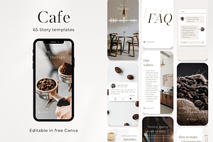 65 Cafe Or Bakery Story Templates