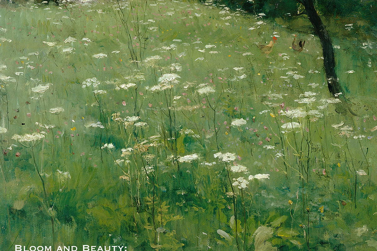 800+ Spring Season Oil Paintings, a Background Graphic by Lilithcollageart (Photo 7 of 11)