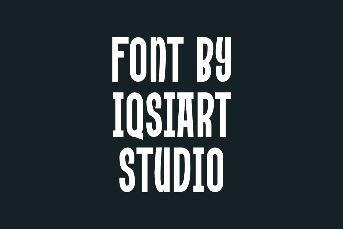 Jogacis - Creative Logo Font, a Sans Serif Font by Iqsiart Studio (Photo 6 of 8)