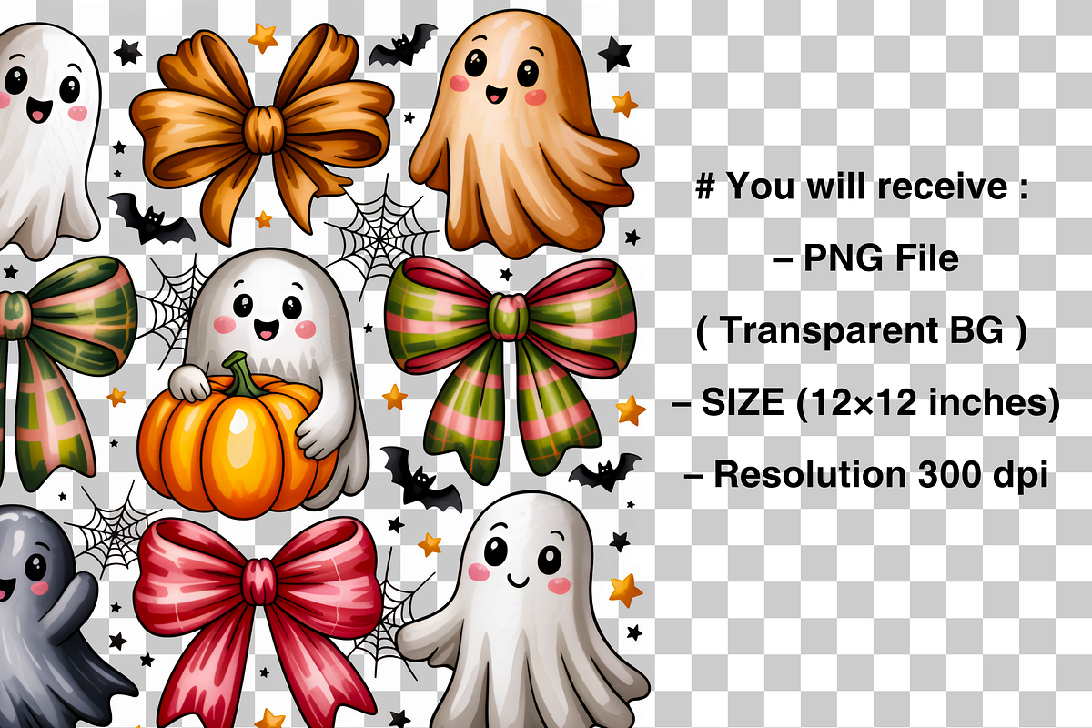Coquette Halloween Png, Fall PNG, a Graphic by Clipart Bloom (Photo 2 of 2)