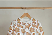 Gingerbread Christmas Pattern, a Pattern Graphic by Kreeya Art Shop (Thumbnail 2 of 14)