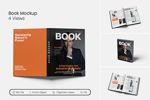 High Quality Book Mockup