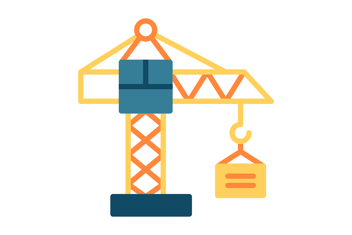 Crane Machine Flat Icon, an Icon by Pexelpy (Photo 1 of 3)