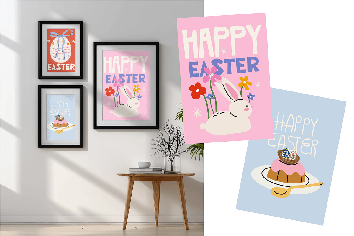 Cozy Easter Vector Clipart, a Decorative Illustration by Luamor (Photo 5 of 8)