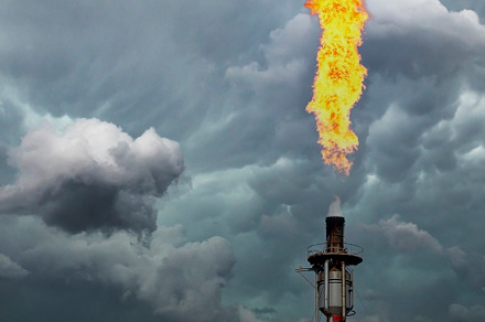 Refinery fire