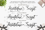 Arieteline Script, a Script Font by Zane Studio (Thumbnail 3 of 8)