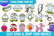 4th of July Canva Frame Template, a Marketing Template by Ink Gallery (Thumbnail 2 of 3)