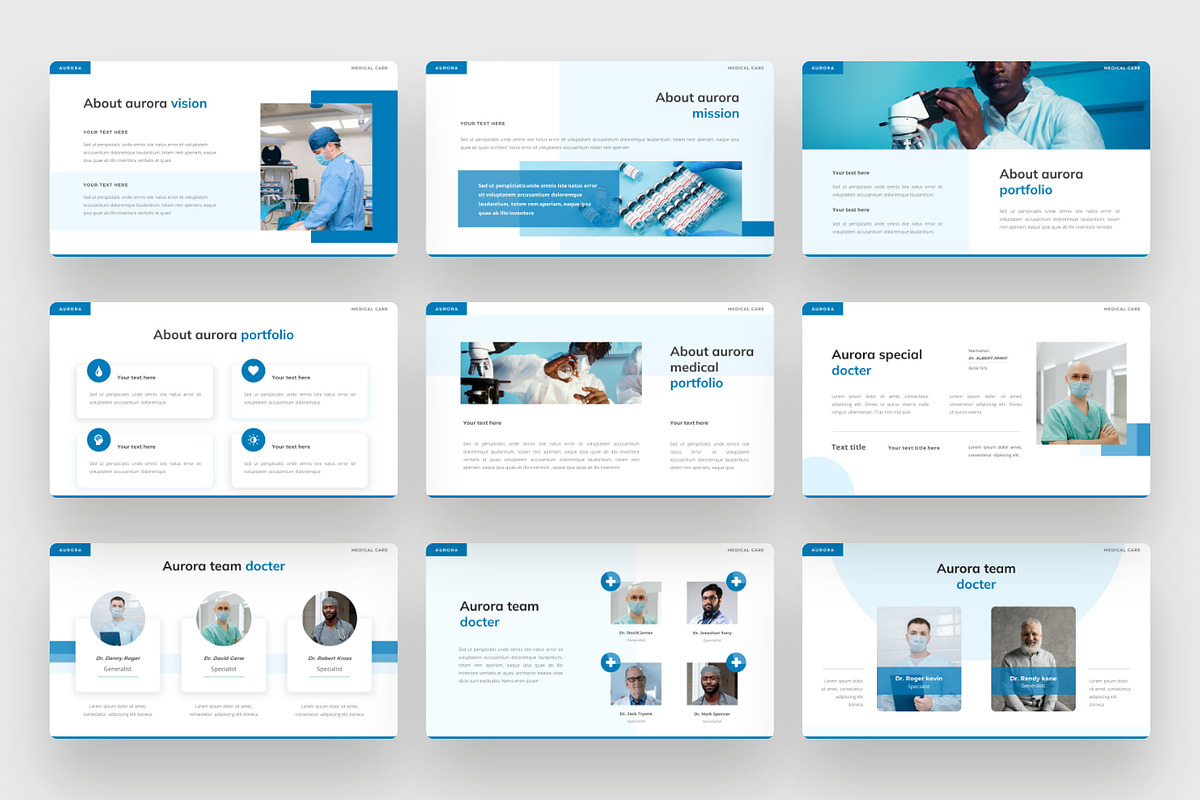 Aurora - Medical Keynote template, a Presentation Template by BeadyLab (Photo 3 of 6)