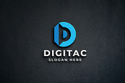Geometric Letter D Technology Logo, a Branding & Logo Template by Design_Planet (Thumbnail 1 of 3)