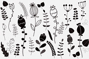 Lovely Floral Doodles, a Brush Add-On by Sense Library (Thumbnail 14 of 30)