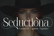 Seductiona - Luxury Ligature Type, a Serif Font by HipFonts (Thumbnail 1 of 8)