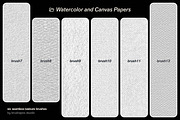 Procreate Paper Texture Brushes, a Brush Add-On by brushapes.com (Thumbnail 8 of 12)