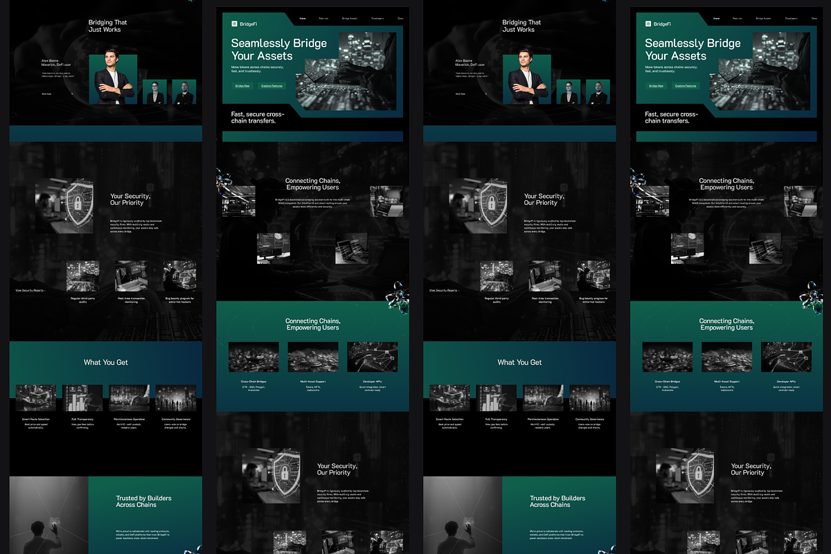 Figma Web3 Landing Page, a Landing Page Template by Musara (Photo 4 of 6)