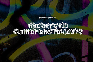 Xanovre - Unique Graffiti Font