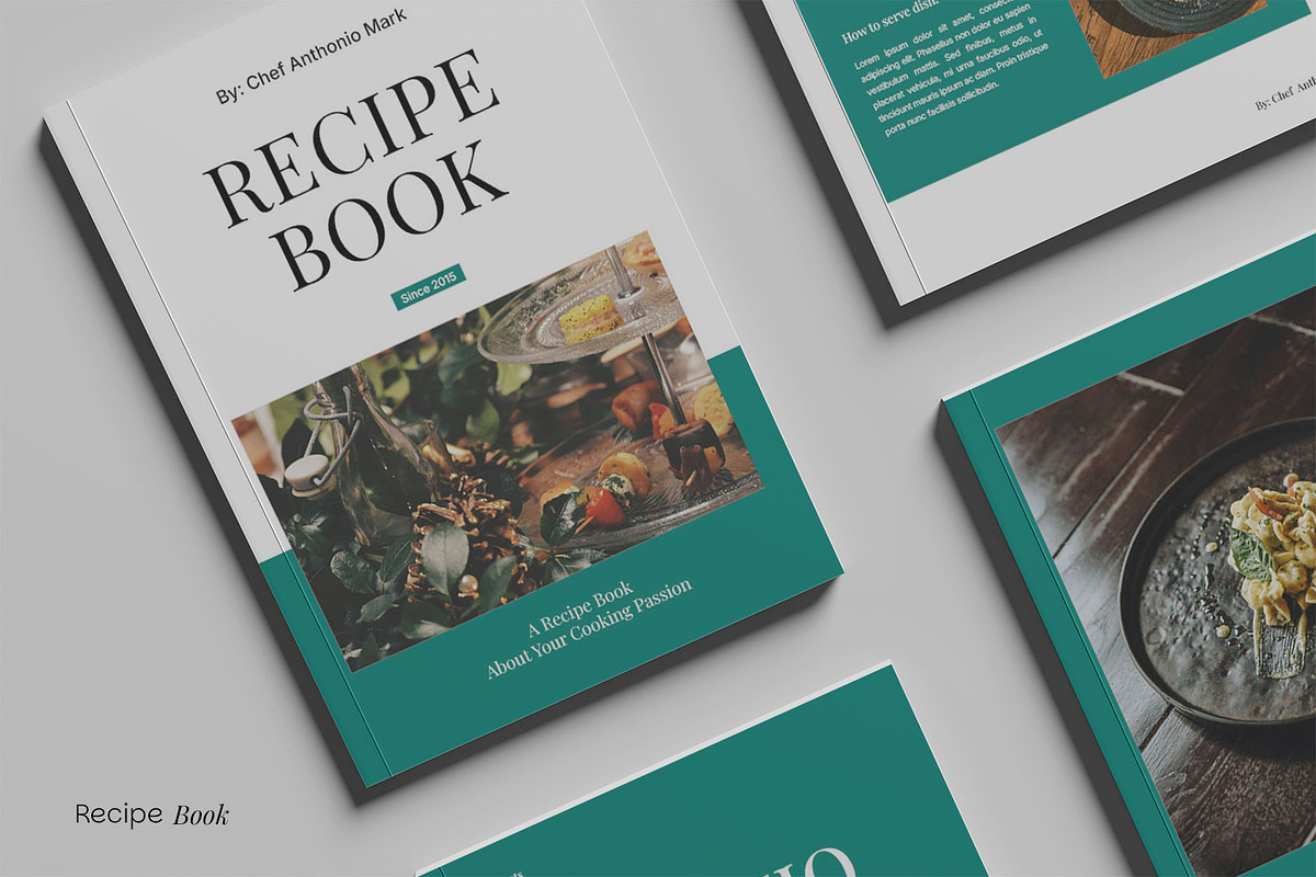 Recipe Cookbook Template, a Magazine Template by Haps Space (Photo 3 of 8)
