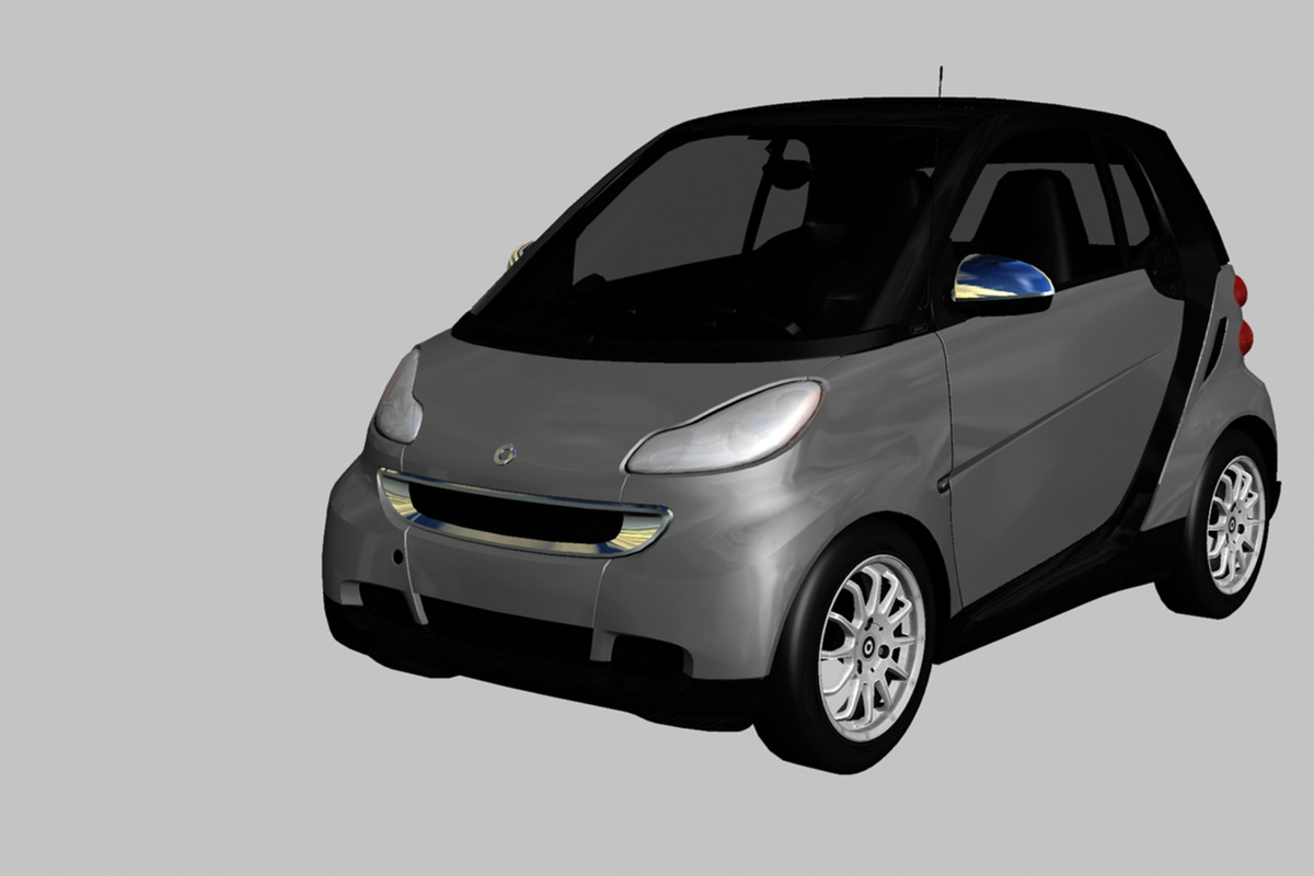 Smart ForTwo 2010, a Cars & Vehicle 3D Model by valtriiu (Photo 1 of 12)