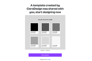 Color Swatch Mockup Canva