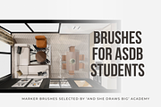 Marker Brushes for ASDB Students, a Brush Add-On by Katsia Liat (Jazwinska) (Thumbnail 1 of 4)