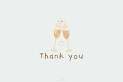 Hygge New Year Scandinavian Clipart, a Decorative Illustration by Blumensdiary (Thumbnail 7 of 7)