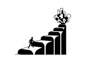 Stairway Journey Vector Bundle, an Illustration by jahid234 (Thumbnail 16 of 51)